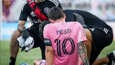ميسي يتعرض للإصابة قبل بداية كأس العالم 