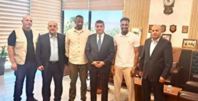محافظ العقبة يستقبل نجم  النشامى 